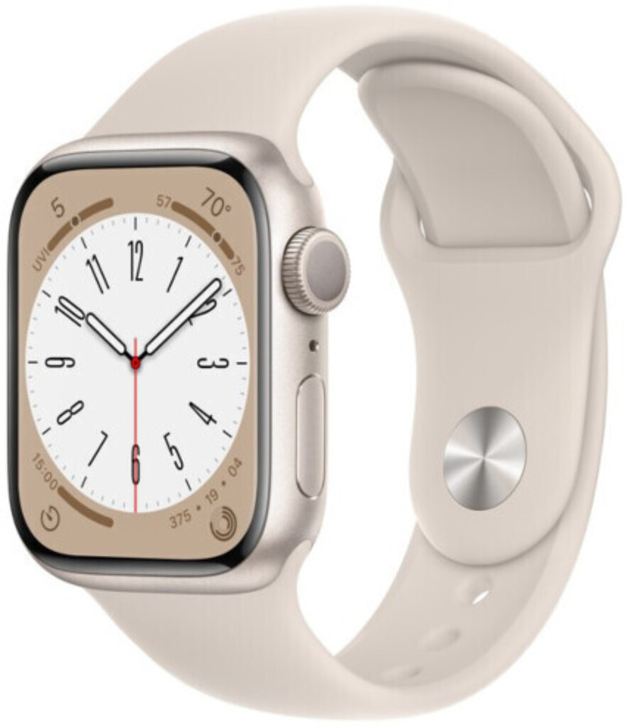 Смарт-часы Apple Watch Series 8 GPS 41mm Starlight Aluminium Case with Starlight Sport Band (MNP63UL/A), MNP63UL/A
Смарт-часы Apple Watch Series 8 GPS 41mm Starlight Aluminium Case with Starlight Sport Band (MNP63UL/A), MNP63UL/A