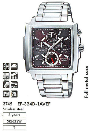 Часы CASIO EF-324D-1AVEF