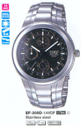 Годинник Casio EDIFICE Classic EF-305D-1AVCF