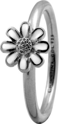 Кільце CC 800-1.9.A/61 Marguerite enamel silver
