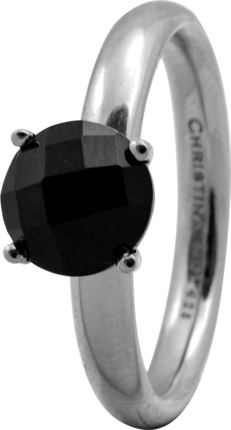Кольцо CC 800-3.1.A/49 Black Onyx silver 