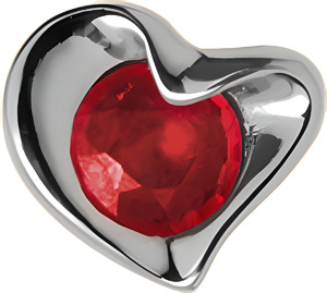 Шарм CC rings - ruby heart 650-S02 Ruby