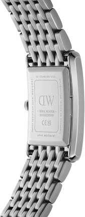 Годинник Daniel Wellington Quadro Roman Numerals 5-link Silver DW00100691