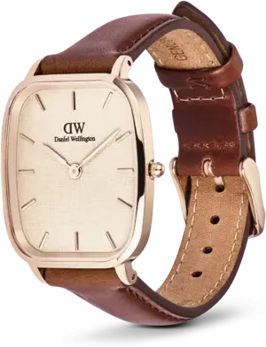 Часы Daniel Wellington Marlon St Mawes Linen Rose Gold DW00100816