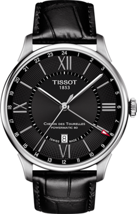 Часы Tissot Chemin des Tourelles Powermatic 80 GMT T099.429.16.058.00
