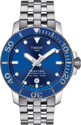 Часы Tissot Seastar 1000 Powermatic 80 T120.407.11.051.00 купить в