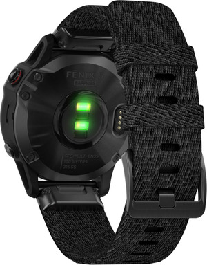 Смарт-часы Garmin fenix 6 Sapphire Black DLC with Heathered Black Nylon Band (010-02158-17)