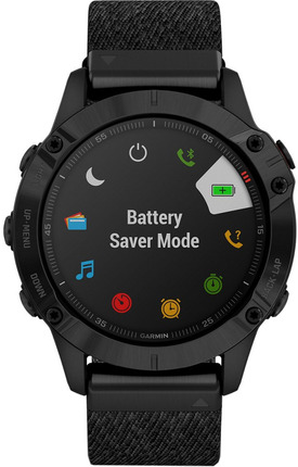 Смарт-часы Garmin fenix 6 Sapphire Black DLC with Heathered Black
