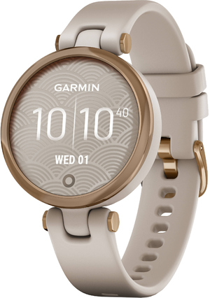 Смарт-часы Garmin Lily Rose Gold Bezel with Light Sand Case and