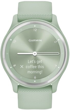 Смарт-годинник Garmin vivomove Sport Cool Mint Case and Silicone Band with Silver Accents (010-02566-03)