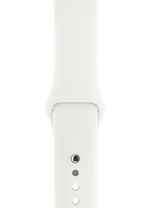 Смарт-годинник Apple Watch Series 3 GPS 38mm Silver Aluminum Case with White Sport Band (MTEY2FS/A)