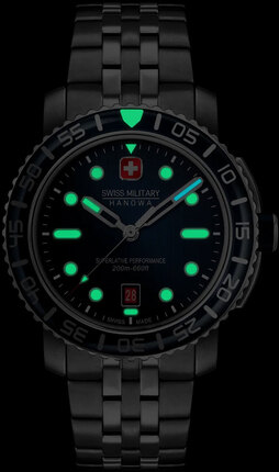 Годинник Swiss Military Hanowa Black Marlin SMWGH0001703