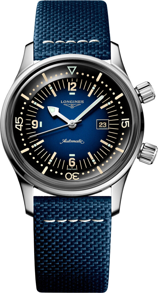 Часы The Longines Legend Diver Watch L3.374.4.90.2, L3.374.4.90.2