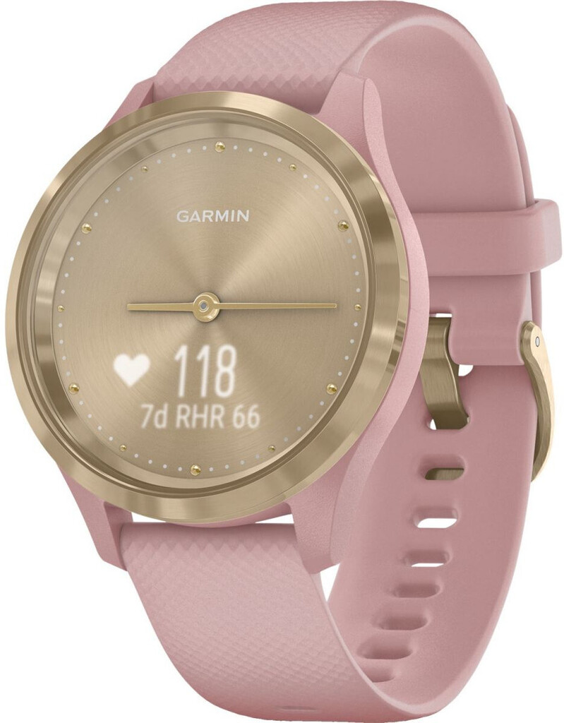

Смарт-часы Garmin Vivomove 3S Sport Champagne-Rose Silicone (010-02238-21), 010-02238-21